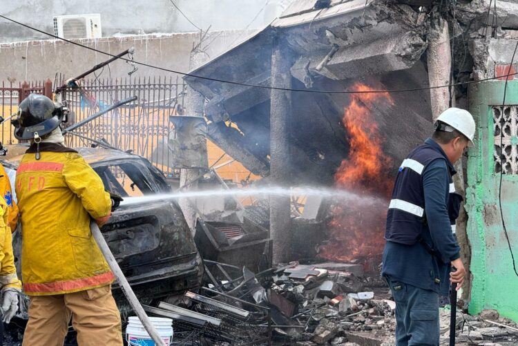 Explosión por acumulación de gas deja al menos 3 heridos en Nuevo Laredo. Foto de Gobierno de Nuevo Laredo