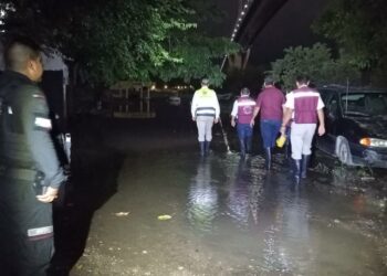 Descartan desbordamiento de ríos en el centro y sur de Tamaulipas por lluvias. Foto de Protección Civil Tampico