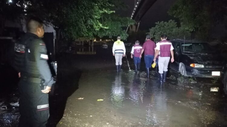 Descartan desbordamiento de ríos en el centro y sur de Tamaulipas por lluvias. Foto de Protección Civil Tampico