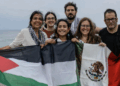 "No cometieron ningún delito": exige Sheinbaum que mexicanos sean repatriados de inmediato tras detención de Israel; ". Foto de X