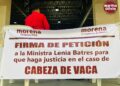 Van más de 10 mil firmas contra Cabeza de Vaca. Foto de Redacción