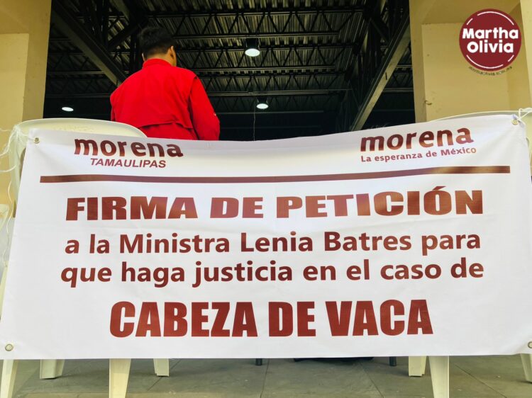 Van más de 10 mil firmas contra Cabeza de Vaca. Foto de Redacción