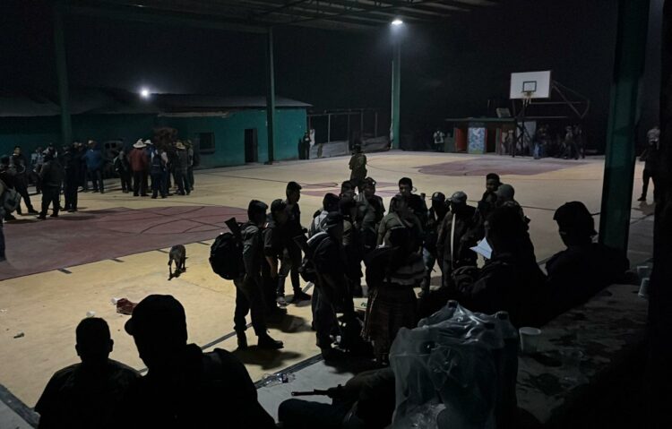 Ataque armado en Ayahualtempa , Guerrero, deja tres policías comunitarios muertos. Foto de Rosalba Ramírez