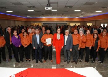 Fortalece Carmen Lilia lazos de cooperación con sindicato de maquiladoras