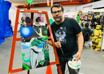 Llegar a otros públicos con los cómics, Miguel Mar se presenta en la FUL UAT. Foto de Tania Villanueva/ MarthaOlivia.com.mx