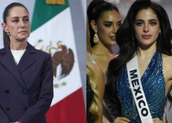 Reconoce Sheinbaum a Miss Universe Mexico por alzar la voz en certamen. Foto de Graciela López/Cuartoscuro-Redes Sociales @fatimaboschfdz