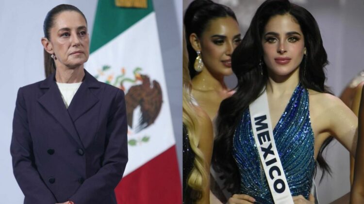 Reconoce Sheinbaum a Miss Universe Mexico por alzar la voz en certamen. Foto de Graciela López/Cuartoscuro-Redes Sociales @fatimaboschfdz