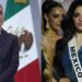Reconoce Sheinbaum a Miss Universe Mexico por alzar la voz en certamen. Foto de Graciela López/Cuartoscuro-Redes Sociales @fatimaboschfdz