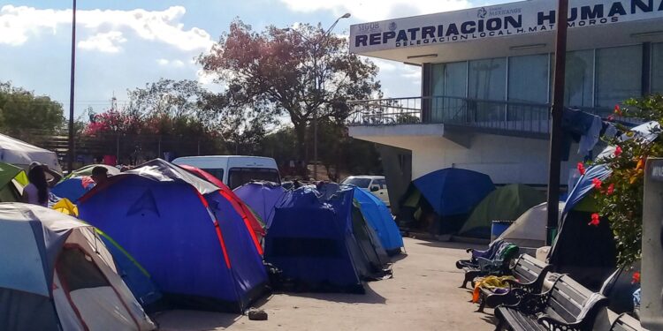 Desmantelan campamentos de migrantes por baja ocupación en Tamaulipas