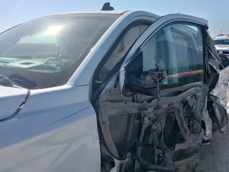 Alcaldesa de Soto la Marina estable tras accidente vehicular. Foto de Cortesía