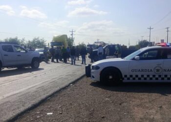 En Tamaulipas se mantienen cinco bloqueos carreteros. Foto de Guardia Nacional Carreteras