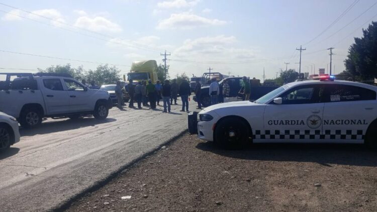 En Tamaulipas se mantienen cinco bloqueos carreteros. Foto de Guardia Nacional Carreteras