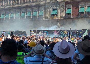La marcha de la Generación Z a lo largo del país. Foto de Mauricio Prado/ MarthaOlivia.com.mx