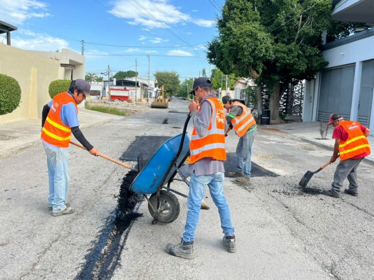 Aplica Municipio plan de bacheo en fin de semana
