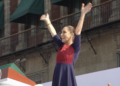 Claudia Sheinbaum encabeza celebración por los 7 años de transformación. Foto tomada de video