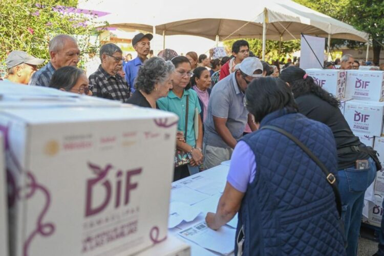 Inicia DIF Victoria cuarta entrega de apoyos alimentarios