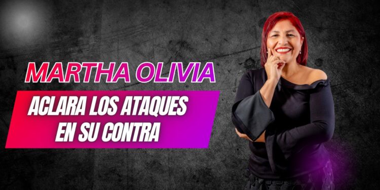 Martha Olivia reitera denuncia de acoso laboral y aclara ataques en su contra