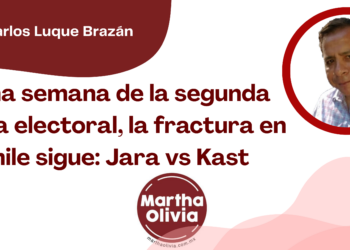 Por José Carlos Luque Brazán | A una semana de la segunda vuelta electoral, la fractura en Chile sigue: Jara vs Kast