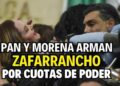 Zafarrancho en el Congreso: Pan y Morena se enfrentan por cuotas de poder