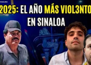 2025 el año más v1ol3nto en Sinaloa desde 2012 por enfrentamientos entre Los Chapitos y La Mayiza