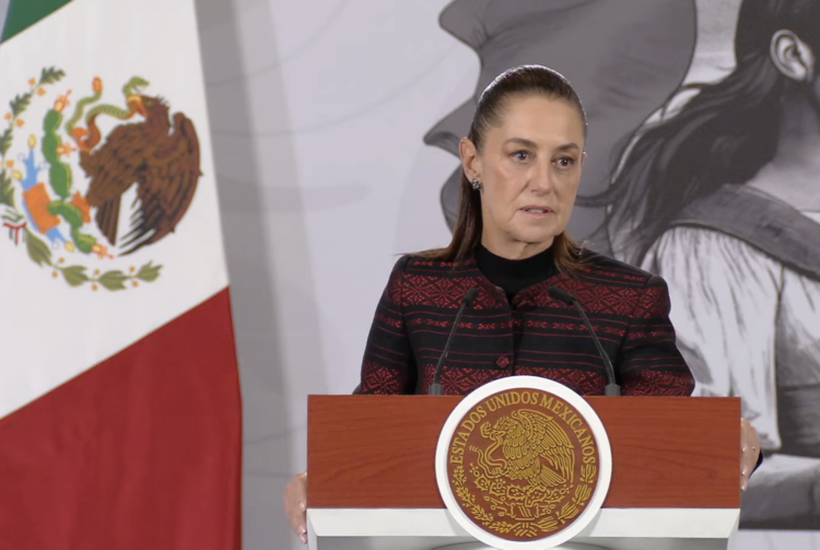 "No se le ha visto": llama Sheinbaum a la ONU a que asuma su papel en caso de Trump contra Venezuela. Foto tomada de video