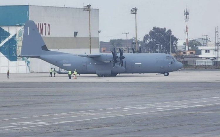 Avión de EE.UU. que aterrizó en Toluca trasladó a funcionarios de la SSPC a capacitación. Foto de X
