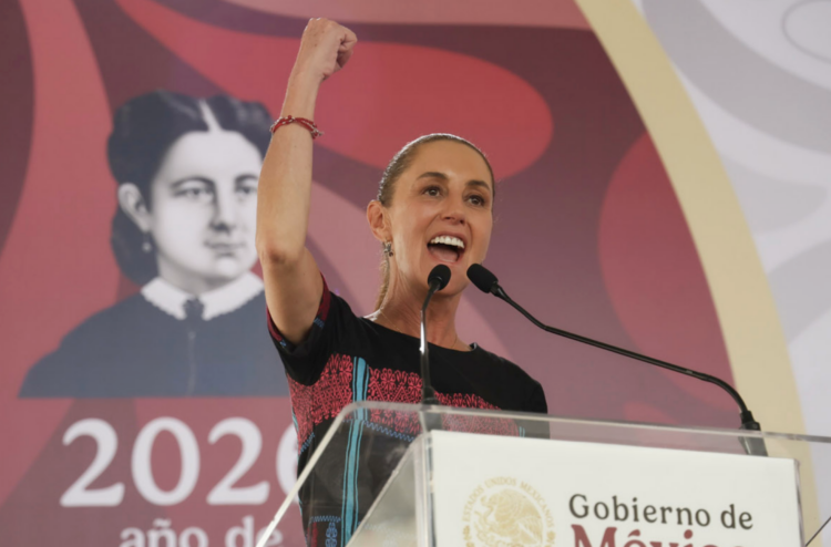 Más de la mitad de los mexicanos respalda postura de Sheinbaum ante Trump. Foto de Presidencia de México