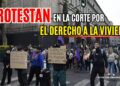 Colectivos protestan frente a la SCJN contra desalojos en CDMX