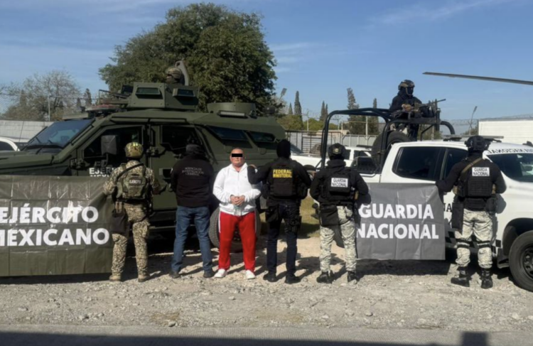 Detienen en Tamaulipas a Nacho Vega, líder de los Escorpiones y Ciclones del CDG. Foto de X Omar García Harfuch