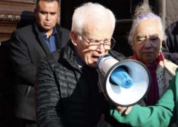 Obispo emérito de Saltillo Raúl Vera López condena ataques del "emperador" de EE.UU. a Venezuela. Foto de Facebook Raúl Vera