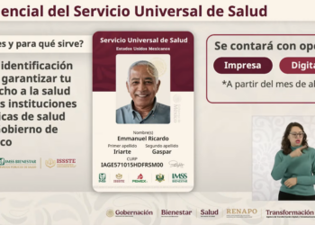 Realizarán credencialización universal de servicios de salud en México. Foto tomada de video