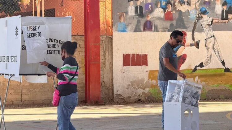 Elecciones para la revocación de mandado para el ejecutivo de Oaxaca con apenas el 29.92 por ciento de la participación ciudadana. Foto de Juana García