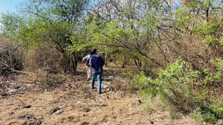 Buscan a familia reportada como desaparecida y encuentran dos cuerpos. Foto Cortesía Pobladores de Santa Rosa