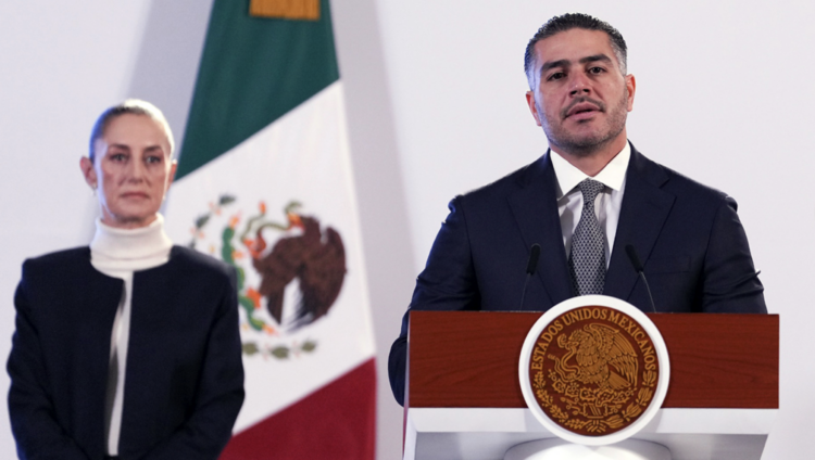 García Harfuch está en Sinaloa para revisar estrategia de seguridad. Foto de Presidencia de México
