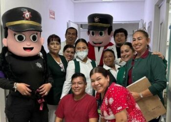 Guardia Estatal convive con niñez de ejidos, hospital y casa hogar