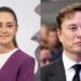 "Como político es muy buen empresario": Sheinbaum sobre Musk. Foto Especial