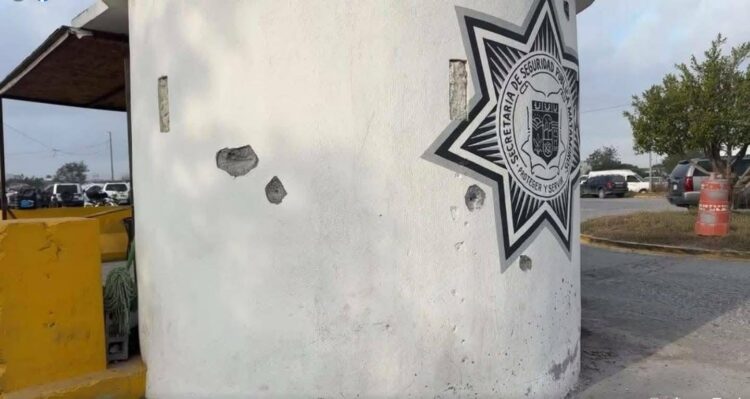 Balean Tránsito en Matamoros después de balaceras y bloqueos. Foto de Facebook El Navegante Noticias