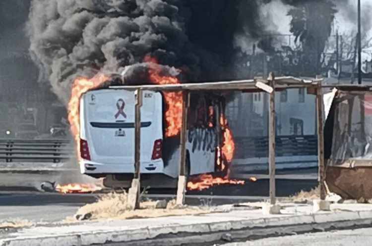 Violencia y bloqueos en cuatro estados de México. Foto de Facebook Reynosa al Día