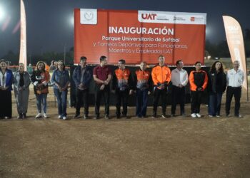 Inaugura rector Dámaso Anaya el Parque Universitario de Softbol de la UAT