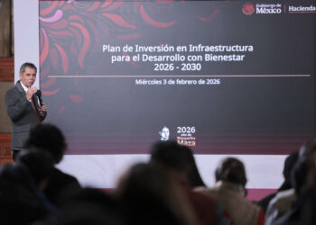 Presentan plan para inversión en infraestructura por 5.6 bdp hasta 2030. Foto de Presidencia de México