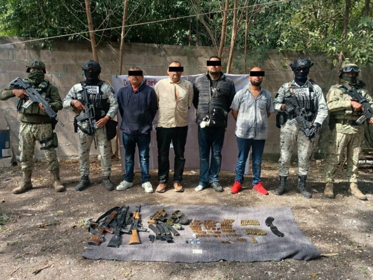 Detienen a Serapio 'N' presunto principal generador de violencia en Aldama, González y Manuel. Foto de X
