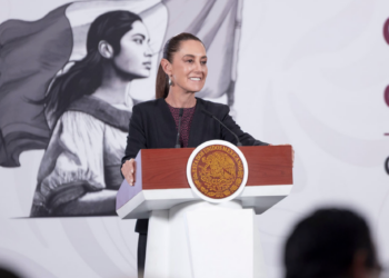 "No necesitábamos ser invitados": Sheinbaum destaca acuerdo con EE.UU. ante Escudo de las Américas. Foto de Presidencia