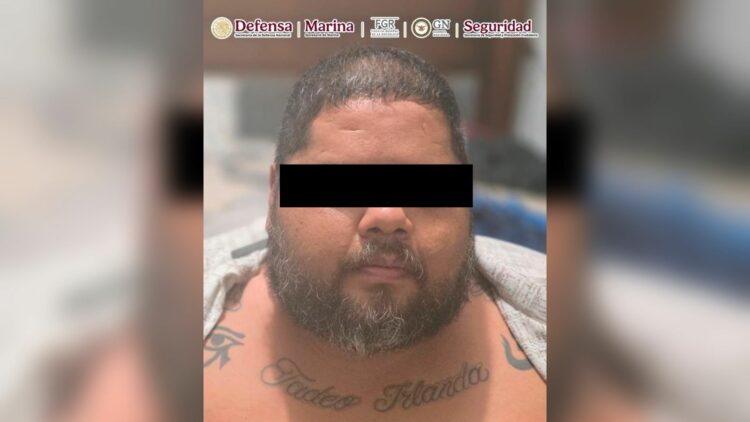 Detienen a 'El Congo' presunto integrante de la célula que asesinó a Carlos Manzo. Foto de X Omar García Harfuch