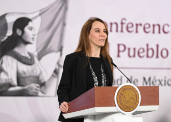 "FIFA no canceló reservaciones, solo las liberó", asegura Gabriela Cuevas. Foto de Presidencia de México