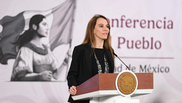 "FIFA no canceló reservaciones, solo las liberó", asegura Gabriela Cuevas. Foto de Presidencia de México