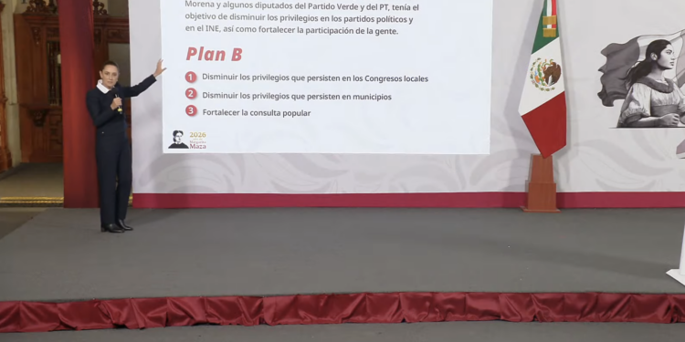 Plan B de la reforma electoral va por reducción de gastos de Congresos locales, regidores y Senado. Foto tomada de video