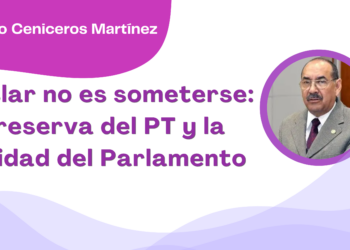 Por Alejandro Ceniceros Martínez | Legislar no es someterse: la reserva del PT y la dignidad del Parlamento