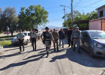 Refuerzan Municipio, GN y GE seguridad en Victoria