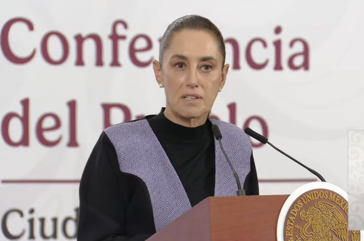 "Malo para el país" aprobación del Plan B con revocación en el 28, asegura Sheinbaum. Foto tomada de video