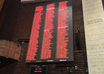 ¿Cómo votaron en San Lázaro la reforma electoral de Sheinbaum?. Foto de Cámara de Diputados